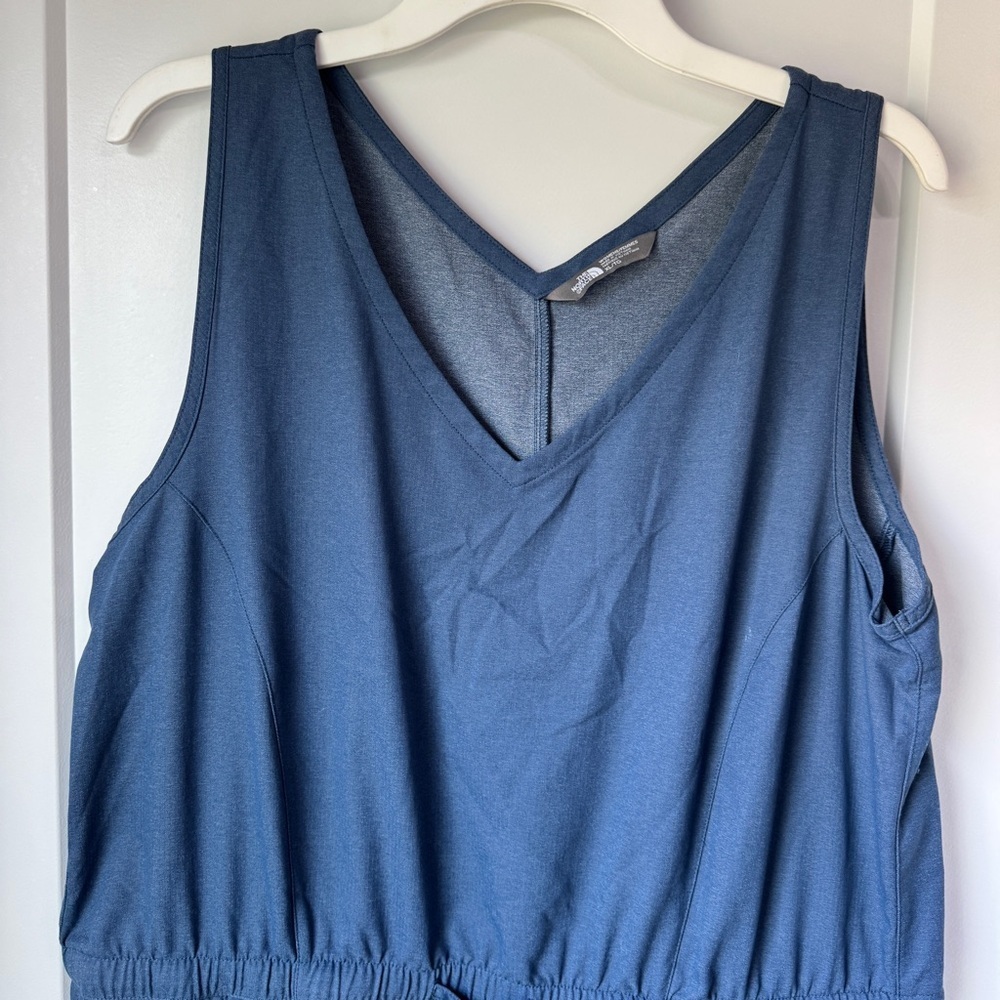 The North Face Aphrodite Dress nylon outdoor Women’s size XL Sleeveless Blue - Picture 9 of 12